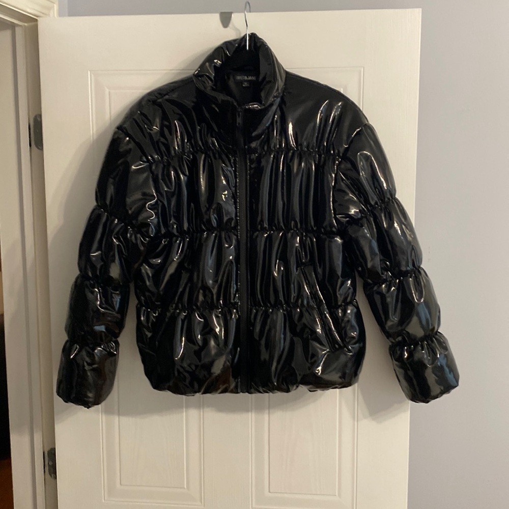 Puffer shiny jacket